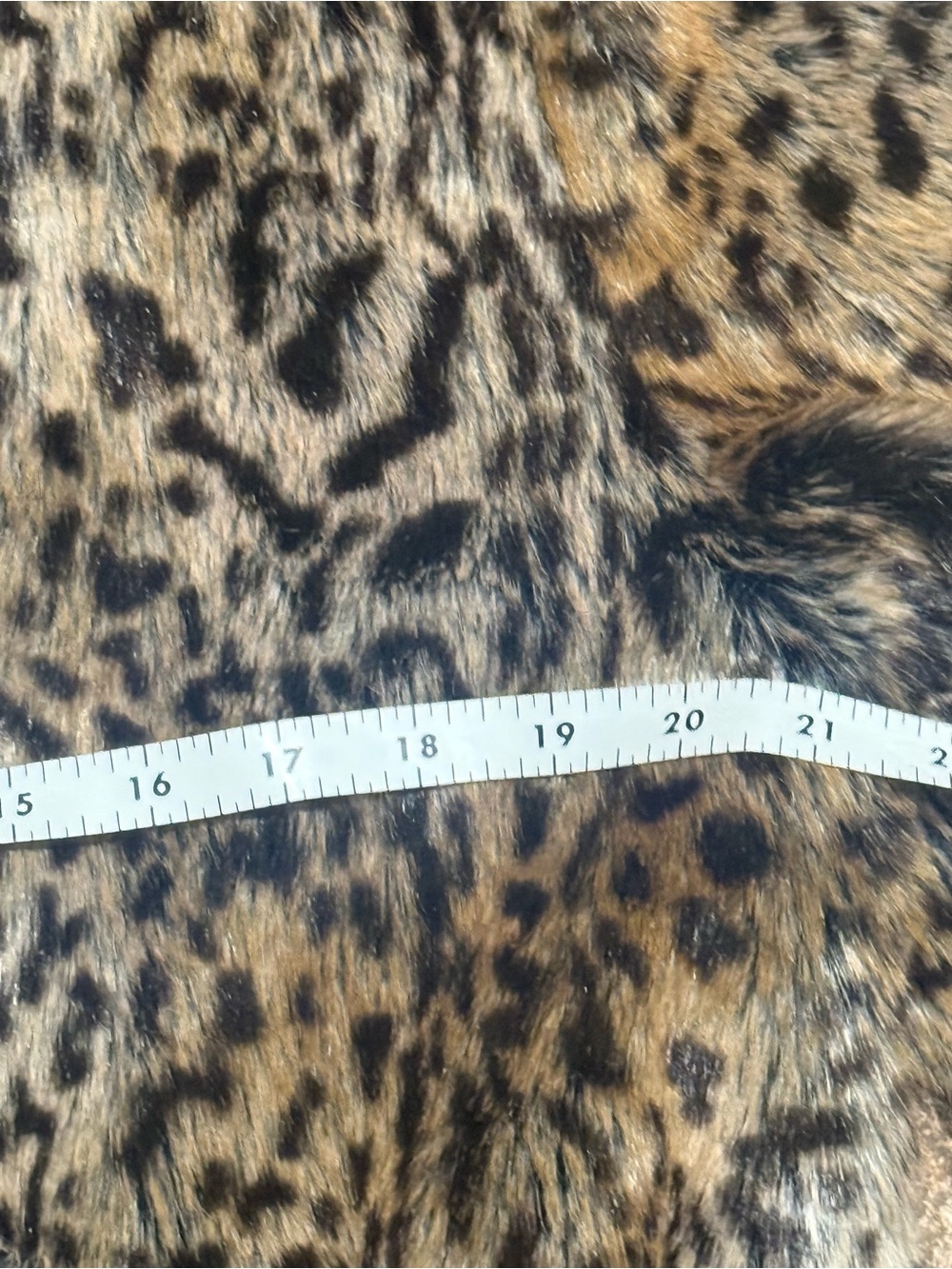 Sanctuary Faux Fur Leopard Print Coat in Brown and Black Size Small - Picture 9 of 13